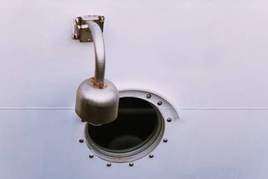 Joburi Maritime vs. Cariere Offshore: Ghidul Comparativ pentru Decizia Ta! 4 A detailed view of a ship's porthole and vent, showcasing maritime design elements.